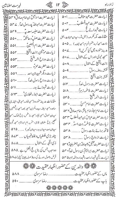 Zaad e Rah | زاد راہ