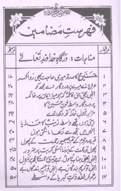 Zakheera e Munajat | ذخیرہ مناجات