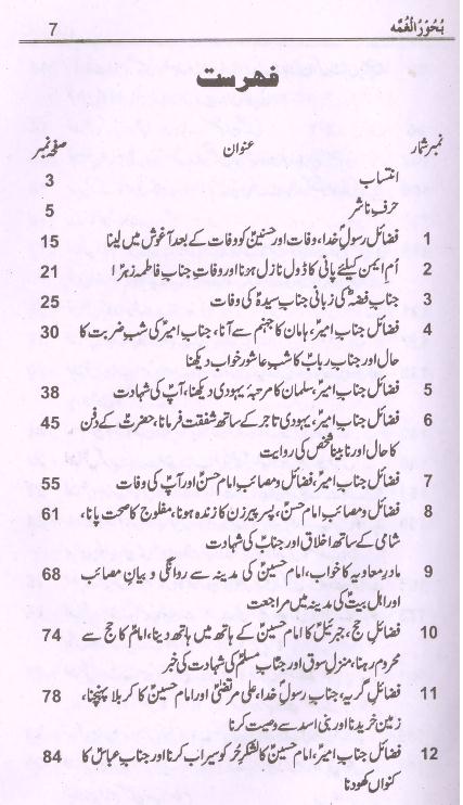 Bahoorul Ghumma | بحور الغمہ