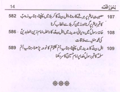 Bahoorul Ghumma | بحور الغمہ